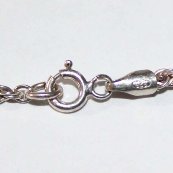 Sterling Silver Ropse Chain Necklace 19 inches - Picture 3 of 4